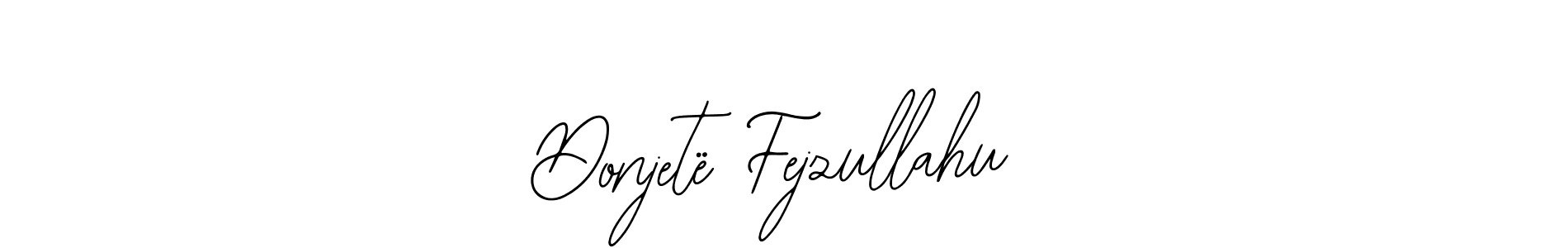 The best way (Bearetta-2O07w) to make a short signature is to pick only two or three words in your name. The name Donjetë Fejzullahu include a total of six letters. For converting this name. Donjetë Fejzullahu signature style 12 images and pictures png