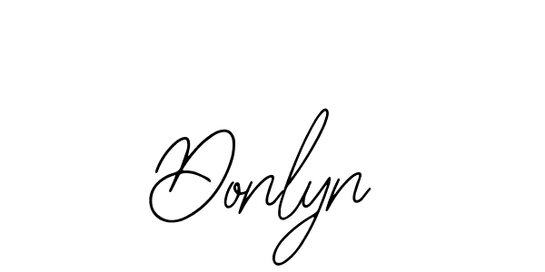 Use a signature maker to create a handwritten signature online. With this signature software, you can design (Bearetta-2O07w) your own signature for name Donlyn. Donlyn signature style 12 images and pictures png