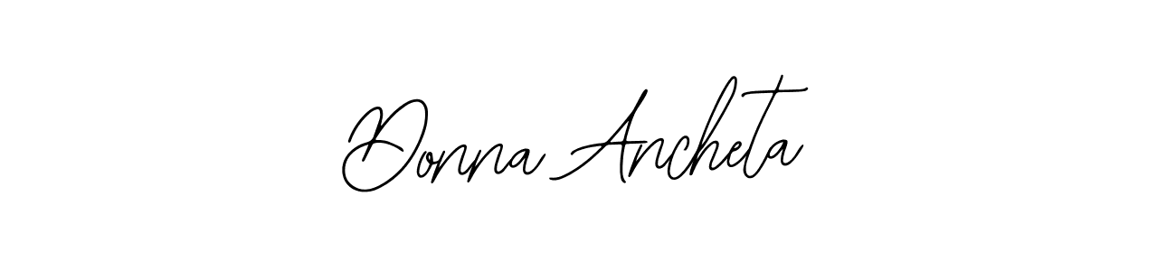 Similarly Bearetta-2O07w is the best handwritten signature design. Signature creator online .You can use it as an online autograph creator for name Donna Ancheta. Donna Ancheta signature style 12 images and pictures png