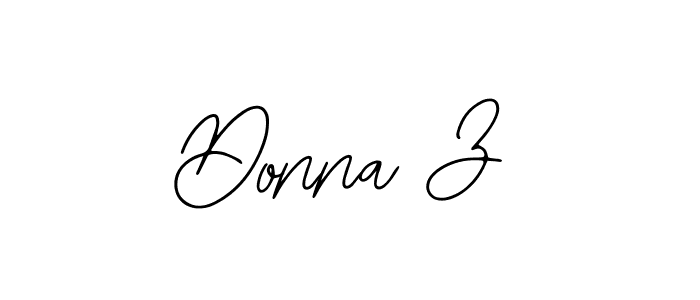 Bearetta-2O07w is a professional signature style that is perfect for those who want to add a touch of class to their signature. It is also a great choice for those who want to make their signature more unique. Get Donna Z name to fancy signature for free. Donna Z signature style 12 images and pictures png