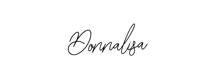 How to make Donnalisa name signature. Use Bearetta-2O07w style for creating short signs online. This is the latest handwritten sign. Donnalisa signature style 12 images and pictures png