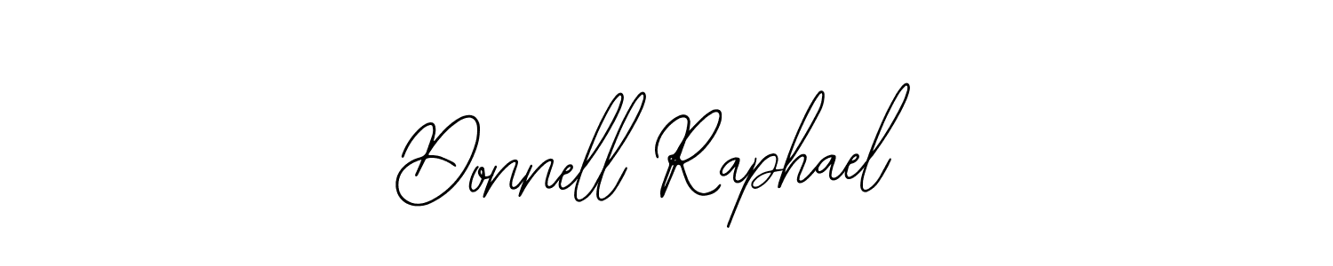 Make a beautiful signature design for name Donnell Raphael. With this signature (Bearetta-2O07w) style, you can create a handwritten signature for free. Donnell Raphael signature style 12 images and pictures png