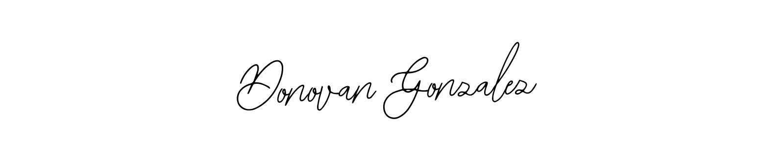 Make a beautiful signature design for name Donovan Gonzalez. With this signature (Bearetta-2O07w) style, you can create a handwritten signature for free. Donovan Gonzalez signature style 12 images and pictures png