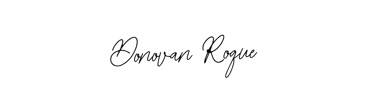 How to make Donovan Roque name signature. Use Bearetta-2O07w style for creating short signs online. This is the latest handwritten sign. Donovan Roque signature style 12 images and pictures png