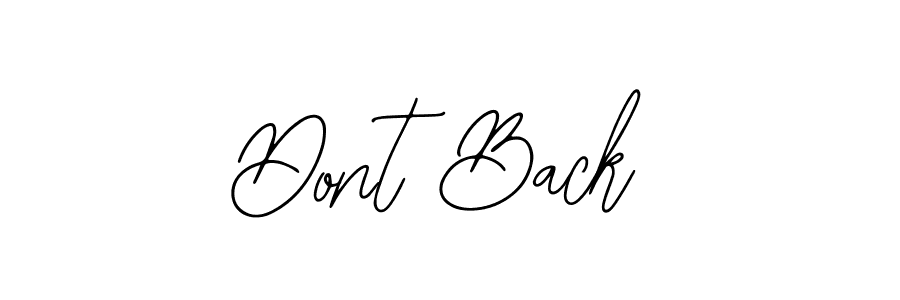 How to make Dont Back signature? Bearetta-2O07w is a professional autograph style. Create handwritten signature for Dont Back name. Dont Back signature style 12 images and pictures png