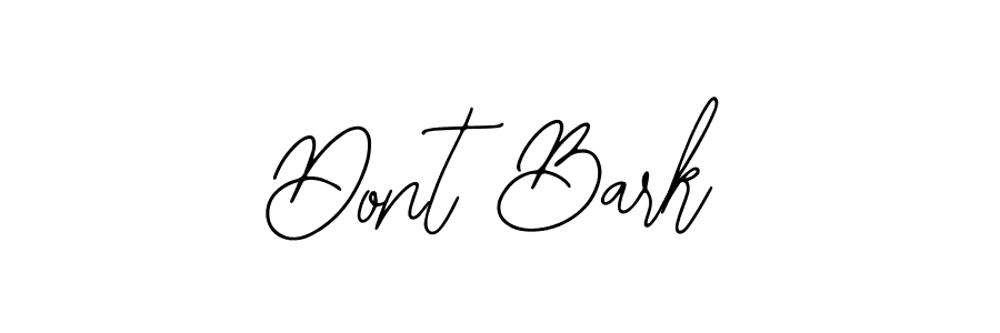 Design your own signature with our free online signature maker. With this signature software, you can create a handwritten (Bearetta-2O07w) signature for name Dont Bark. Dont Bark signature style 12 images and pictures png