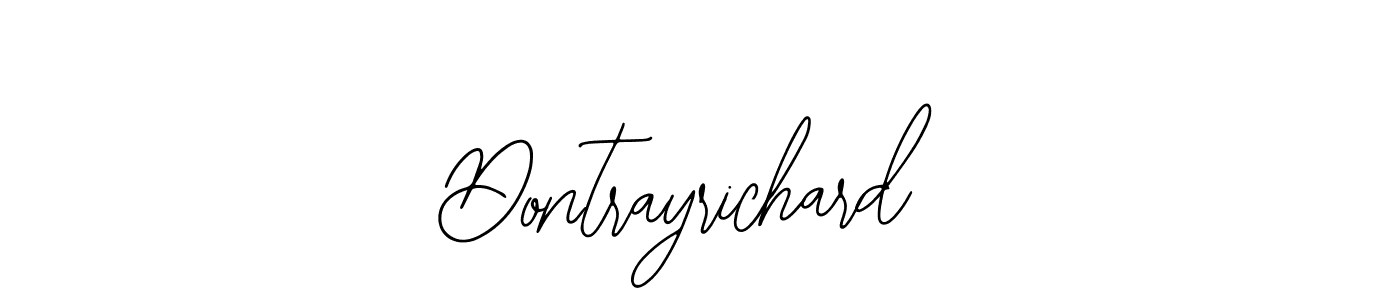 It looks lik you need a new signature style for name Dontrayrichard. Design unique handwritten (Bearetta-2O07w) signature with our free signature maker in just a few clicks. Dontrayrichard signature style 12 images and pictures png