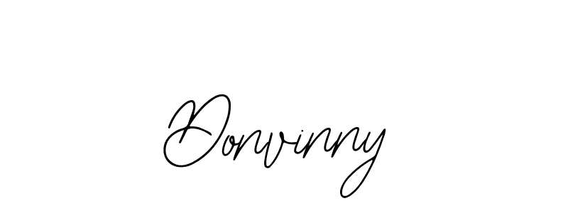 Use a signature maker to create a handwritten signature online. With this signature software, you can design (Bearetta-2O07w) your own signature for name Donvinny. Donvinny signature style 12 images and pictures png