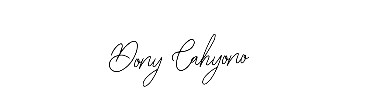 Similarly Bearetta-2O07w is the best handwritten signature design. Signature creator online .You can use it as an online autograph creator for name Dony Cahyono. Dony Cahyono signature style 12 images and pictures png