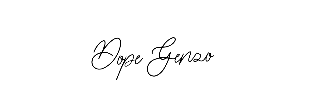 if you are searching for the best signature style for your name Dope Genzo. so please give up your signature search. here we have designed multiple signature styles  using Bearetta-2O07w. Dope Genzo signature style 12 images and pictures png