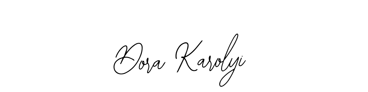 Make a short Dora Karolyi signature style. Manage your documents anywhere anytime using Bearetta-2O07w. Create and add eSignatures, submit forms, share and send files easily. Dora Karolyi signature style 12 images and pictures png