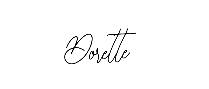 How to make Dorette name signature. Use Bearetta-2O07w style for creating short signs online. This is the latest handwritten sign. Dorette signature style 12 images and pictures png