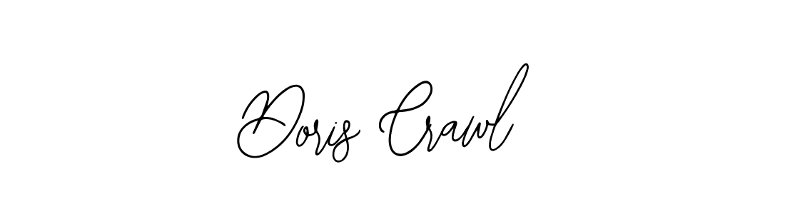 How to make Doris Crawl name signature. Use Bearetta-2O07w style for creating short signs online. This is the latest handwritten sign. Doris Crawl signature style 12 images and pictures png