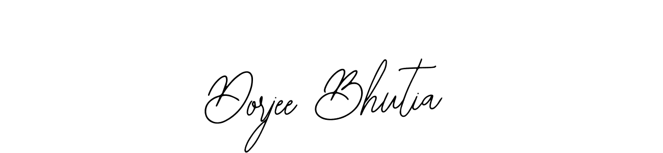 Dorjee Bhutia stylish signature style. Best Handwritten Sign (Bearetta-2O07w) for my name. Handwritten Signature Collection Ideas for my name Dorjee Bhutia. Dorjee Bhutia signature style 12 images and pictures png