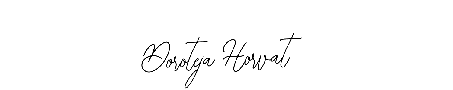 Bearetta-2O07w is a professional signature style that is perfect for those who want to add a touch of class to their signature. It is also a great choice for those who want to make their signature more unique. Get Doroteja Horvat name to fancy signature for free. Doroteja Horvat signature style 12 images and pictures png