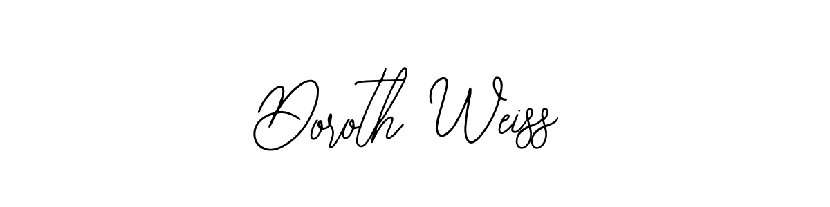 Design your own signature with our free online signature maker. With this signature software, you can create a handwritten (Bearetta-2O07w) signature for name Doroth Weiss. Doroth Weiss signature style 12 images and pictures png