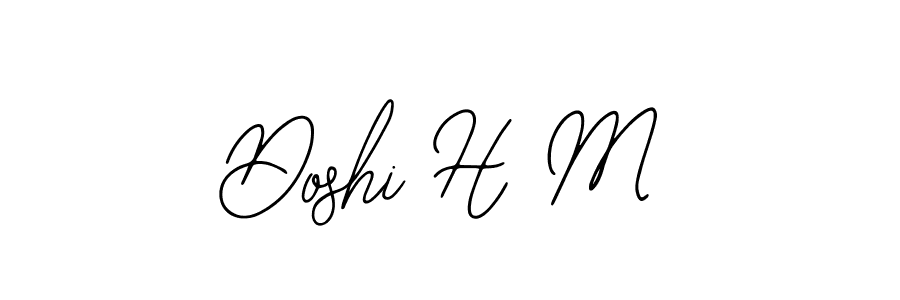 How to Draw Doshi H M signature style? Bearetta-2O07w is a latest design signature styles for name Doshi H M. Doshi H M signature style 12 images and pictures png