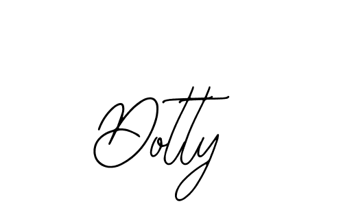Design your own signature with our free online signature maker. With this signature software, you can create a handwritten (Bearetta-2O07w) signature for name Dotty. Dotty signature style 12 images and pictures png