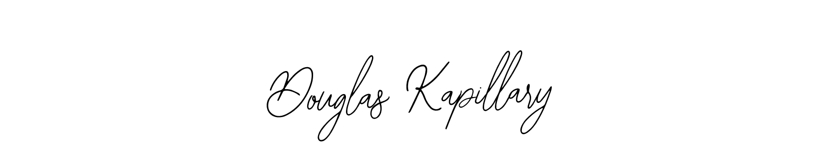 How to make Douglas Kapillary name signature. Use Bearetta-2O07w style for creating short signs online. This is the latest handwritten sign. Douglas Kapillary signature style 12 images and pictures png