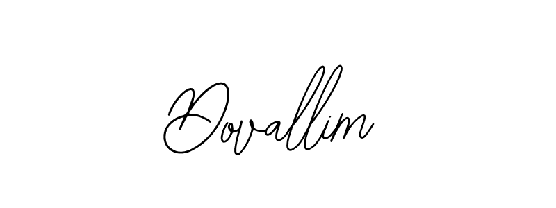 Design your own signature with our free online signature maker. With this signature software, you can create a handwritten (Bearetta-2O07w) signature for name Dovallim. Dovallim signature style 12 images and pictures png