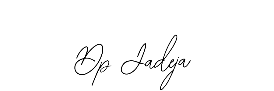Use a signature maker to create a handwritten signature online. With this signature software, you can design (Bearetta-2O07w) your own signature for name Dp Jadeja. Dp Jadeja signature style 12 images and pictures png