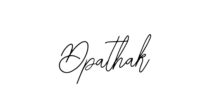 Dpathak stylish signature style. Best Handwritten Sign (Bearetta-2O07w) for my name. Handwritten Signature Collection Ideas for my name Dpathak. Dpathak signature style 12 images and pictures png