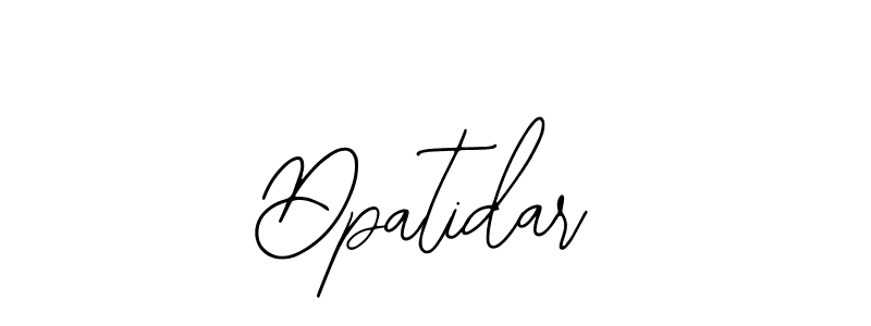 How to make Dpatidar signature? Bearetta-2O07w is a professional autograph style. Create handwritten signature for Dpatidar name. Dpatidar signature style 12 images and pictures png