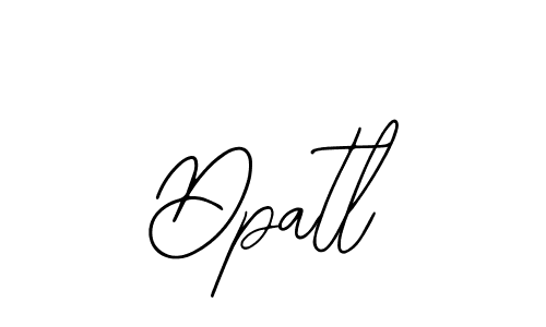 Make a beautiful signature design for name Dpatl. Use this online signature maker to create a handwritten signature for free. Dpatl signature style 12 images and pictures png