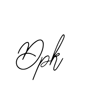 if you are searching for the best signature style for your name Dpk. so please give up your signature search. here we have designed multiple signature styles  using Bearetta-2O07w. Dpk signature style 12 images and pictures png