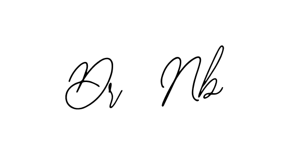 Use a signature maker to create a handwritten signature online. With this signature software, you can design (Bearetta-2O07w) your own signature for name Dr  Nb. Dr  Nb signature style 12 images and pictures png