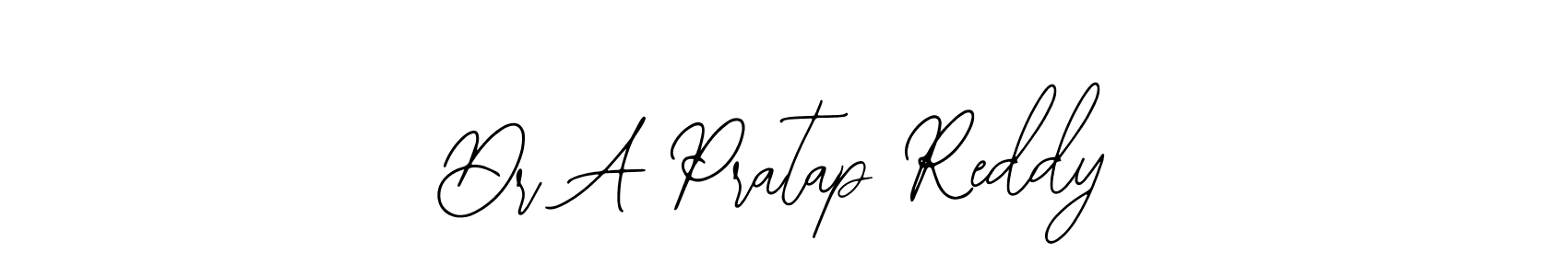 How to make Dr A Pratap Reddy name signature. Use Bearetta-2O07w style for creating short signs online. This is the latest handwritten sign. Dr A Pratap Reddy signature style 12 images and pictures png
