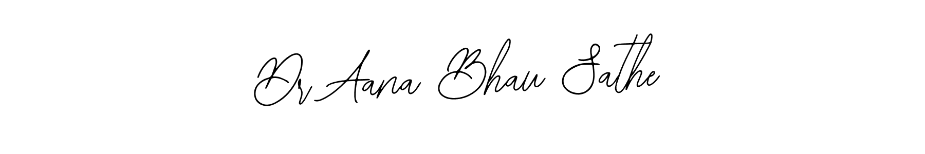 The best way (Bearetta-2O07w) to make a short signature is to pick only two or three words in your name. The name Dr Aana Bhau Sathe include a total of six letters. For converting this name. Dr Aana Bhau Sathe signature style 12 images and pictures png