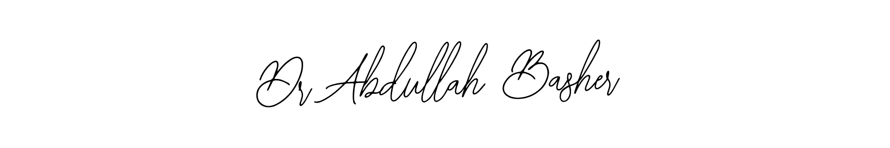 Also we have Dr Abdullah Basher name is the best signature style. Create professional handwritten signature collection using Bearetta-2O07w autograph style. Dr Abdullah Basher signature style 12 images and pictures png