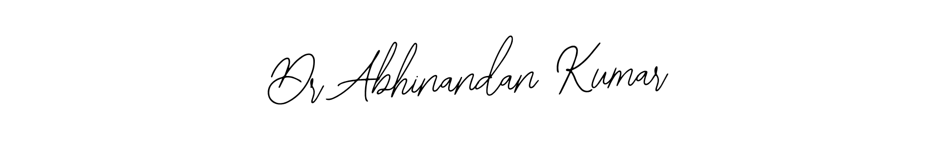 You should practise on your own different ways (Bearetta-2O07w) to write your name (Dr Abhinandan Kumar) in signature. don't let someone else do it for you. Dr Abhinandan Kumar signature style 12 images and pictures png