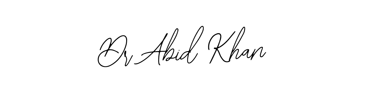 You should practise on your own different ways (Bearetta-2O07w) to write your name (Dr Abid Khan) in signature. don't let someone else do it for you. Dr Abid Khan signature style 12 images and pictures png