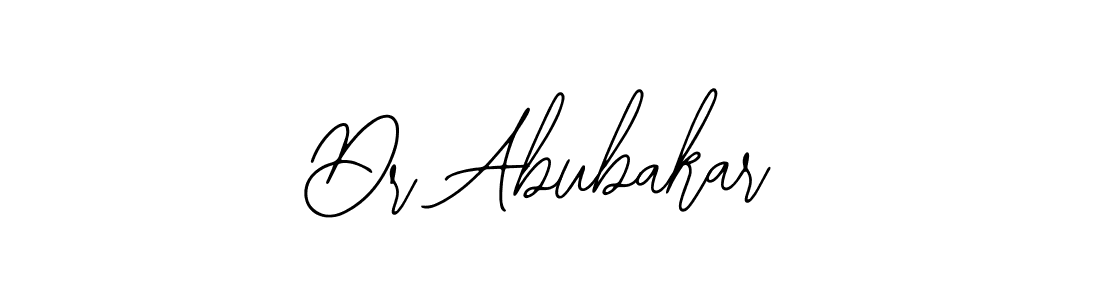 The best way (Bearetta-2O07w) to make a short signature is to pick only two or three words in your name. The name Dr Abubakar include a total of six letters. For converting this name. Dr Abubakar signature style 12 images and pictures png