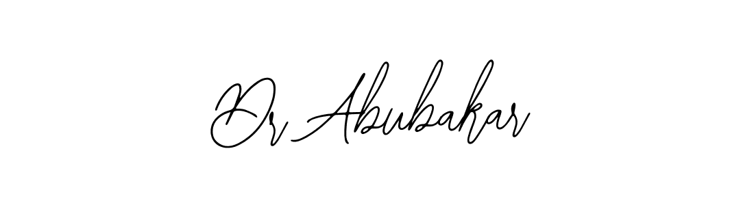 You should practise on your own different ways (Bearetta-2O07w) to write your name (Dr Abubakar) in signature. don't let someone else do it for you. Dr Abubakar signature style 12 images and pictures png