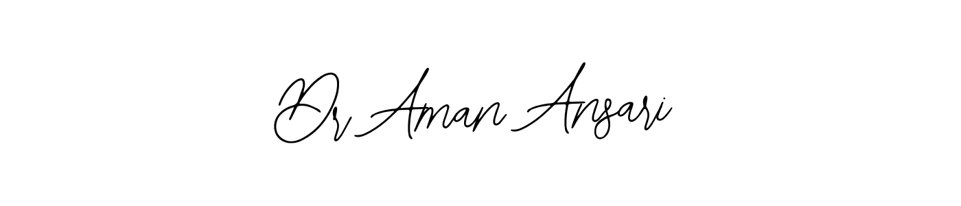 Make a short Dr Aman Ansari signature style. Manage your documents anywhere anytime using Bearetta-2O07w. Create and add eSignatures, submit forms, share and send files easily. Dr Aman Ansari signature style 12 images and pictures png