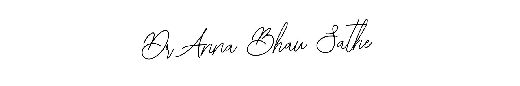 Design your own signature with our free online signature maker. With this signature software, you can create a handwritten (Bearetta-2O07w) signature for name Dr Anna Bhau Sathe. Dr Anna Bhau Sathe signature style 12 images and pictures png