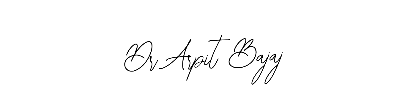 Use a signature maker to create a handwritten signature online. With this signature software, you can design (Bearetta-2O07w) your own signature for name Dr Arpit Bajaj. Dr Arpit Bajaj signature style 12 images and pictures png