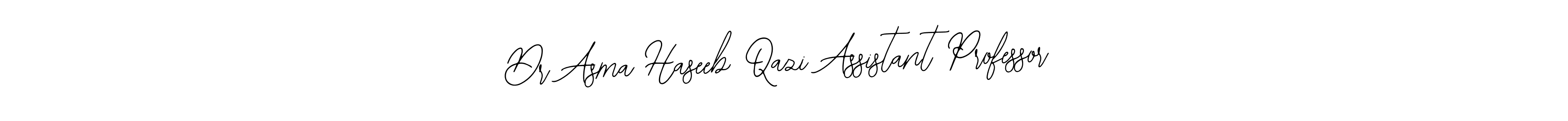 Similarly Bearetta-2O07w is the best handwritten signature design. Signature creator online .You can use it as an online autograph creator for name Dr Asma Haseeb Qazi Assistant Professor. Dr Asma Haseeb Qazi Assistant Professor signature style 12 images and pictures png