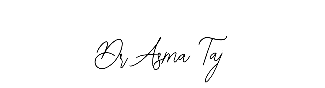 Use a signature maker to create a handwritten signature online. With this signature software, you can design (Bearetta-2O07w) your own signature for name Dr Asma Taj. Dr Asma Taj signature style 12 images and pictures png