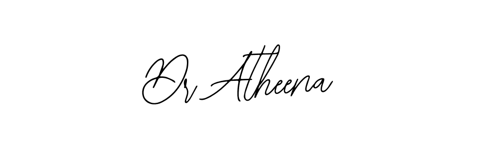 Also You can easily find your signature by using the search form. We will create Dr Atheena name handwritten signature images for you free of cost using Bearetta-2O07w sign style. Dr Atheena signature style 12 images and pictures png