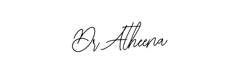 Also You can easily find your signature by using the search form. We will create Dr Atheena name handwritten signature images for you free of cost using Bearetta-2O07w sign style. Dr Atheena signature style 12 images and pictures png