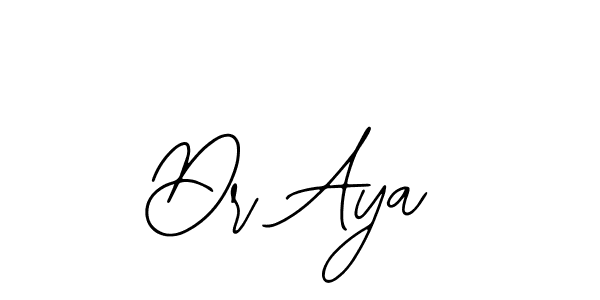 Dr Aya stylish signature style. Best Handwritten Sign (Bearetta-2O07w) for my name. Handwritten Signature Collection Ideas for my name Dr Aya. Dr Aya signature style 12 images and pictures png