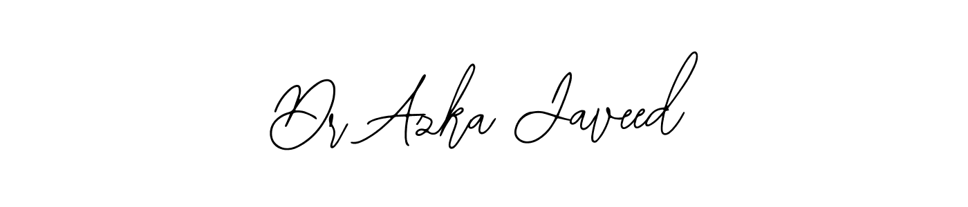 How to make Dr Azka Javeed name signature. Use Bearetta-2O07w style for creating short signs online. This is the latest handwritten sign. Dr Azka Javeed signature style 12 images and pictures png