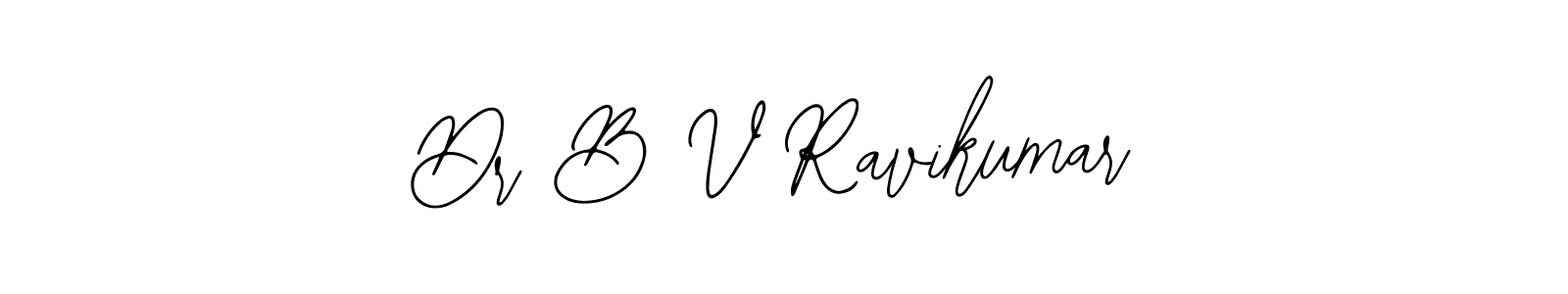 Bearetta-2O07w is a professional signature style that is perfect for those who want to add a touch of class to their signature. It is also a great choice for those who want to make their signature more unique. Get Dr B V Ravikumar name to fancy signature for free. Dr B V Ravikumar signature style 12 images and pictures png