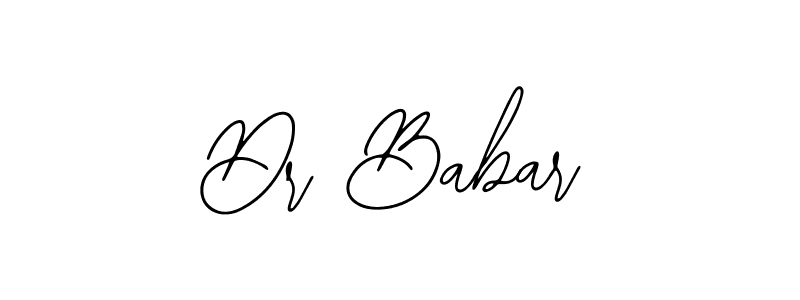 The best way (Bearetta-2O07w) to make a short signature is to pick only two or three words in your name. The name Dr Babar include a total of six letters. For converting this name. Dr Babar signature style 12 images and pictures png