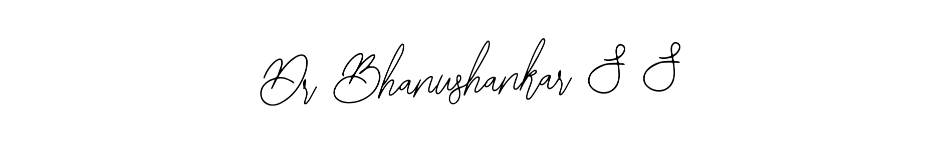 Design your own signature with our free online signature maker. With this signature software, you can create a handwritten (Bearetta-2O07w) signature for name Dr Bhanushankar S S. Dr Bhanushankar S S signature style 12 images and pictures png