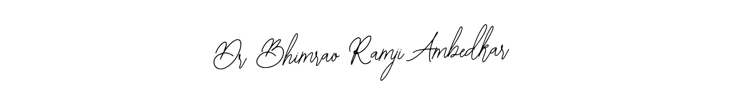 Use a signature maker to create a handwritten signature online. With this signature software, you can design (Bearetta-2O07w) your own signature for name Dr Bhimrao Ramji Ambedkar. Dr Bhimrao Ramji Ambedkar signature style 12 images and pictures png